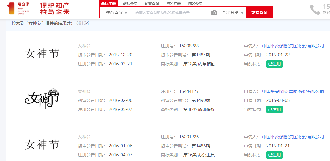 三八妇女节、女王节、女神节，“她”经济引发商标注册热潮