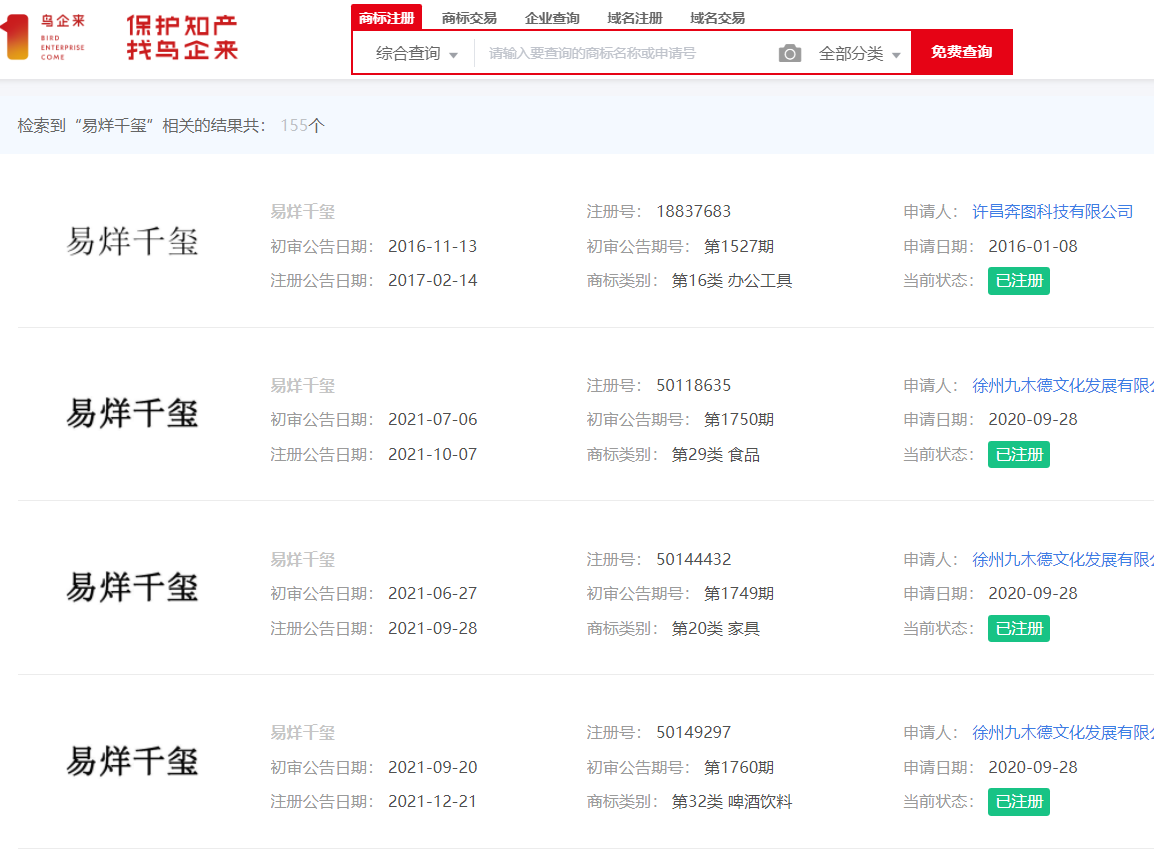 明星名字商标价值高，商标注册太重要